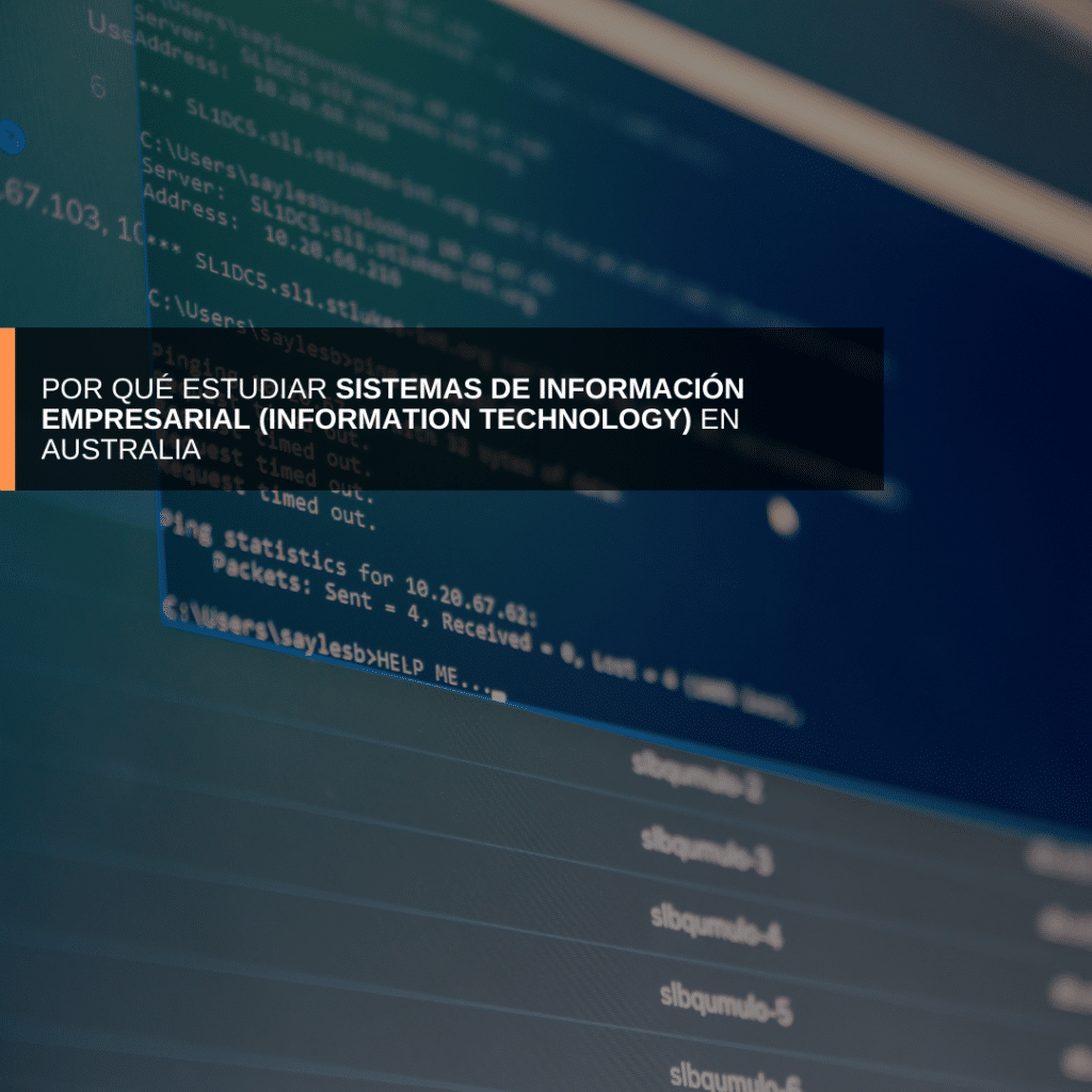 Por qué Estudiar Sistemas de Información Empresarial (Information Technology) en Australia