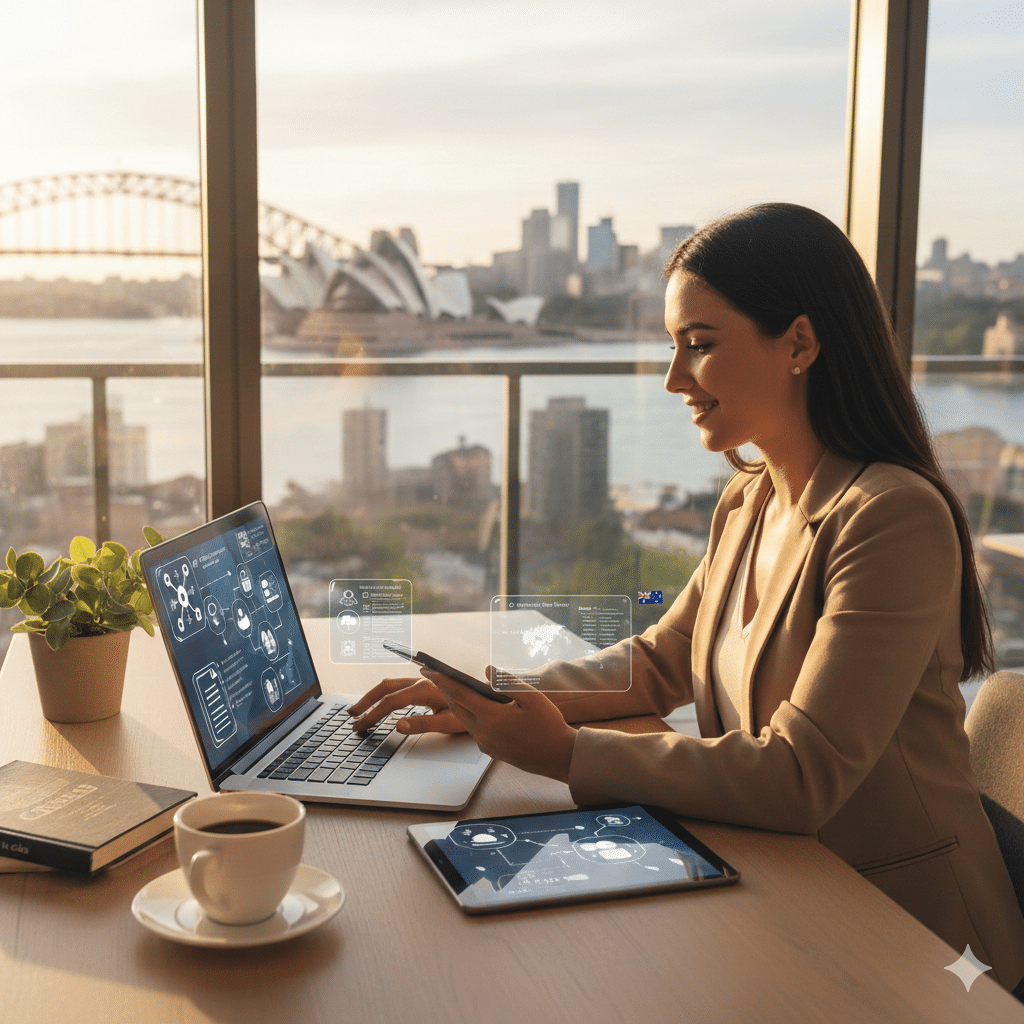 Cómo usar herramientas de IA para conseguir trabajo más rápido en Australia