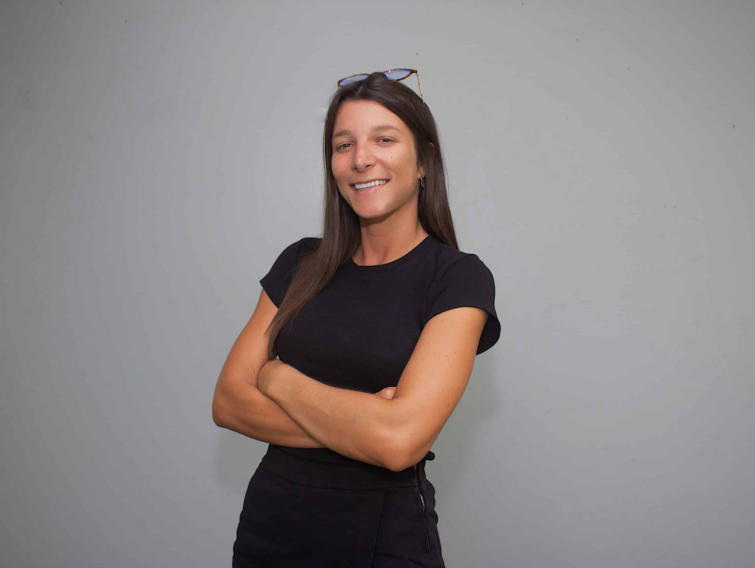 Sarah, fundadora de Kangurú Perú