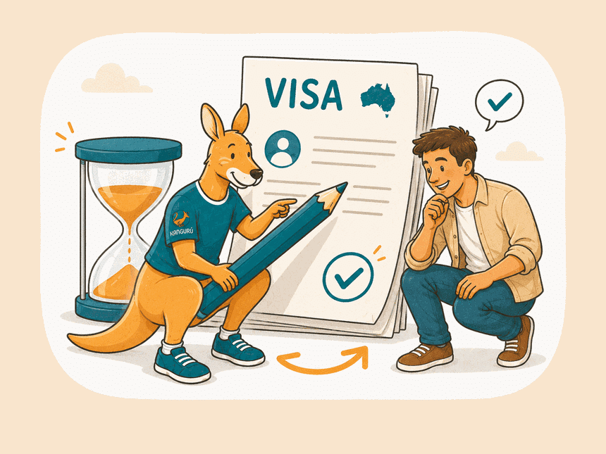 Ilustración: renovación de visa para quedarte más tiempo