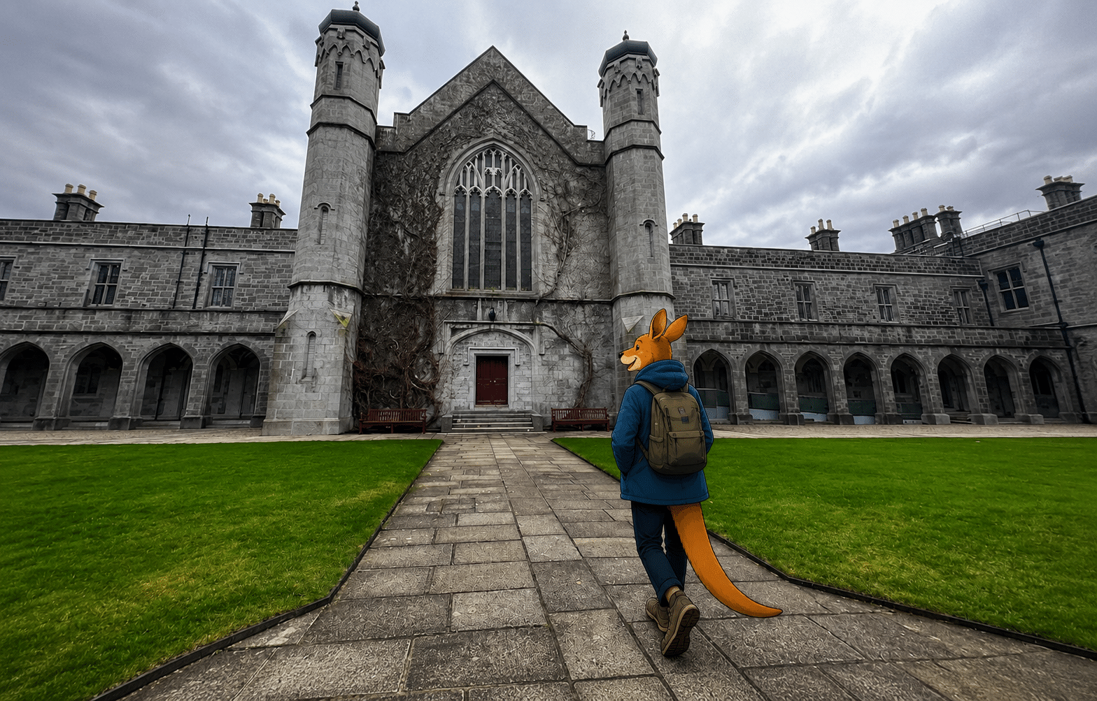 Kangurú en Galway, Irlanda