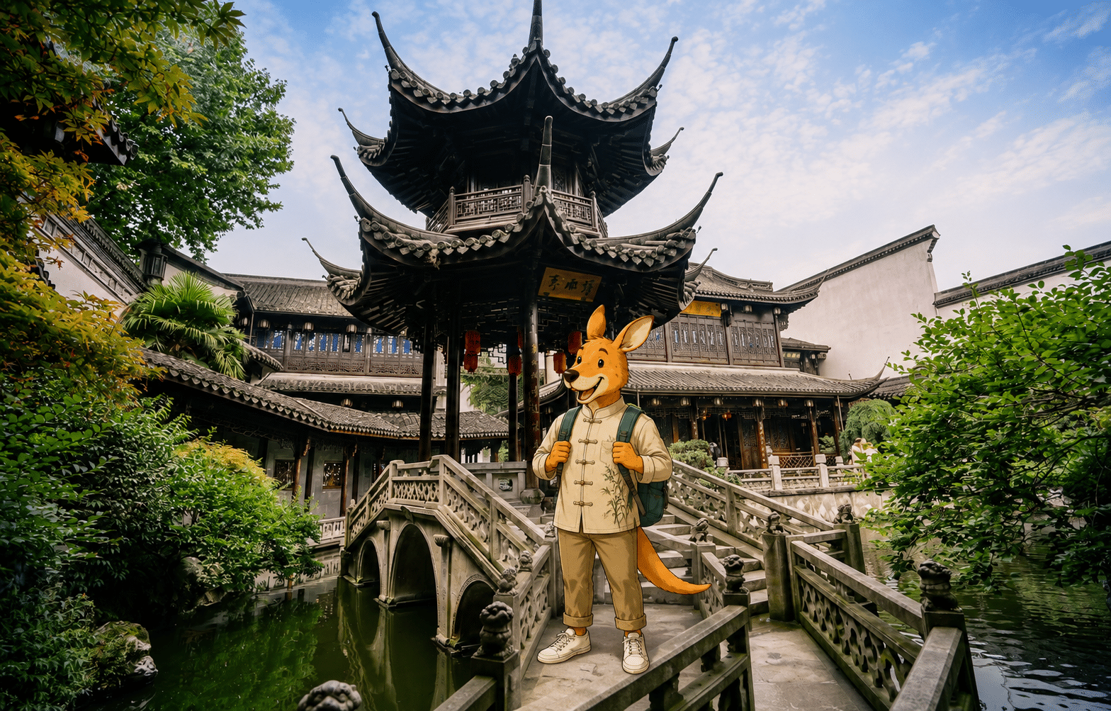 Kangurú en Hangzhou, China