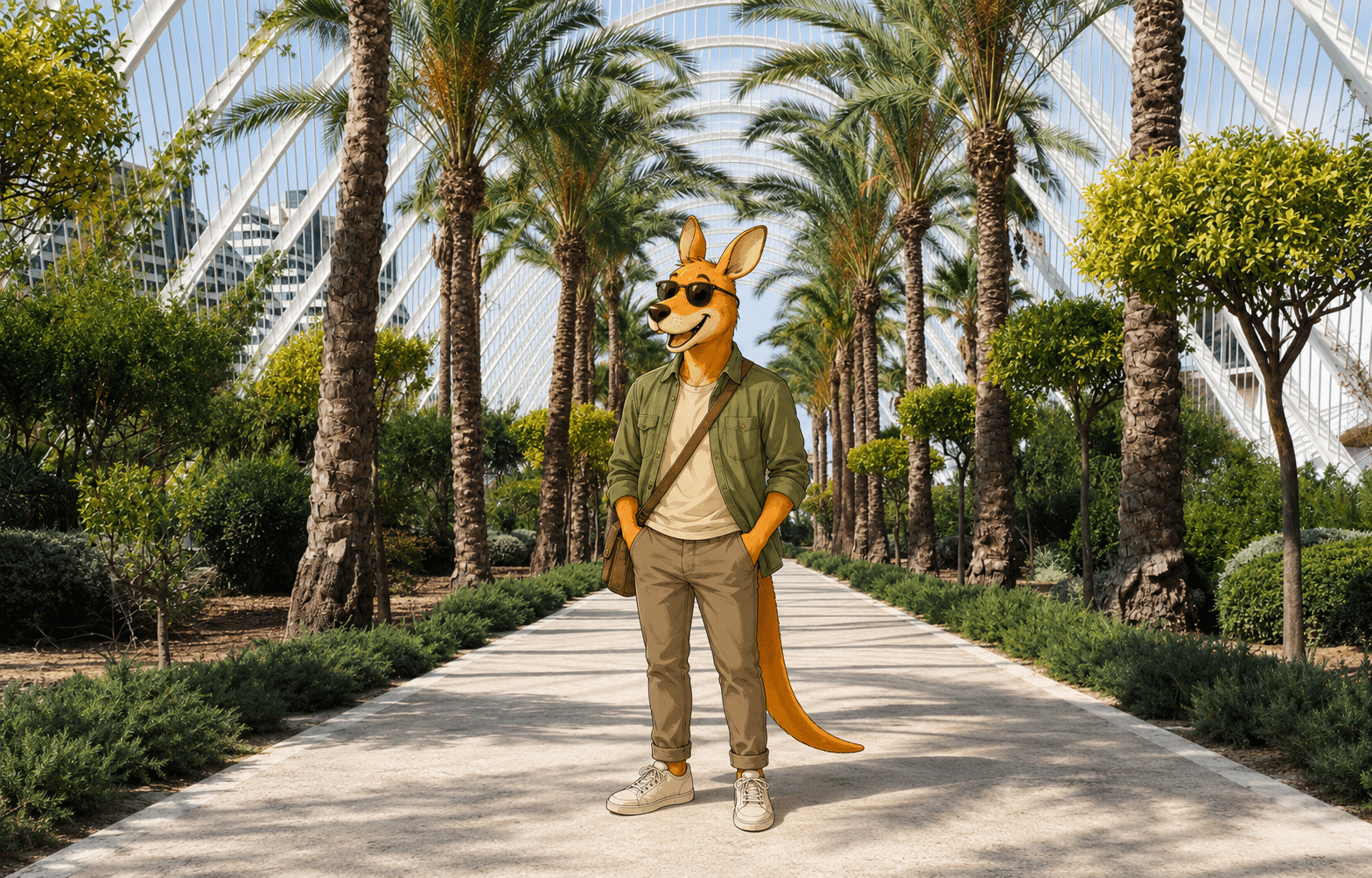 Kangurú en Valencia, España